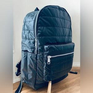 Victoria’s Secret PINK Campus School Backpack Quilted Taffeta Black